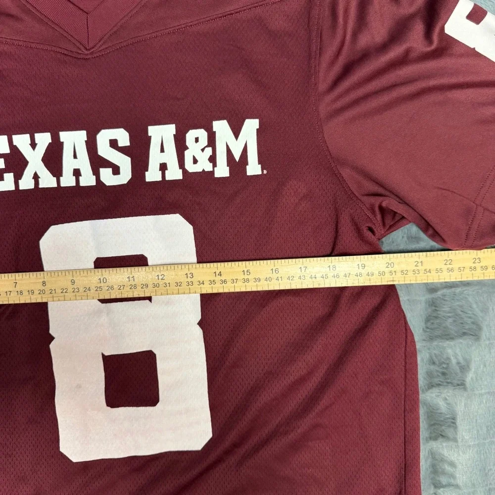 Adidas Texas A&M Aggies Moss 8 Football Jersey Maroon Mens Large Primegreen
